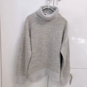 Nobletex open knit turtle neck sweater